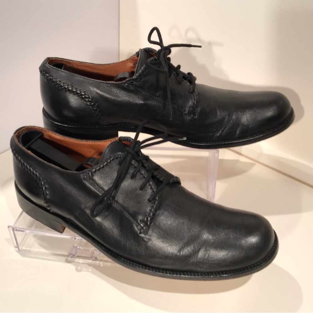 John Varvatos Italian Leather Derby’s (9.5)